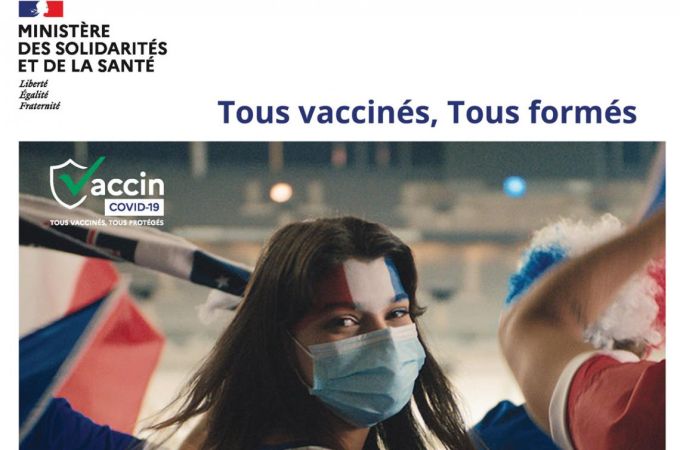 "Tous vaccinés Tous formés"
